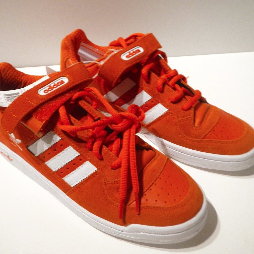 ADIDAS FORUM LO RS MEN SIZE 11US ORANGE - Picture 3 of 5